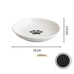 Ceramic Cat Food Bowls Whisker Friendly Cat Bowls With Nonslip Silicone Bottom Cat Food Dishes For Food And Water Cat Food Dishes Wide Shallow Small Cat Plates For Cats Kitten Small Dogs