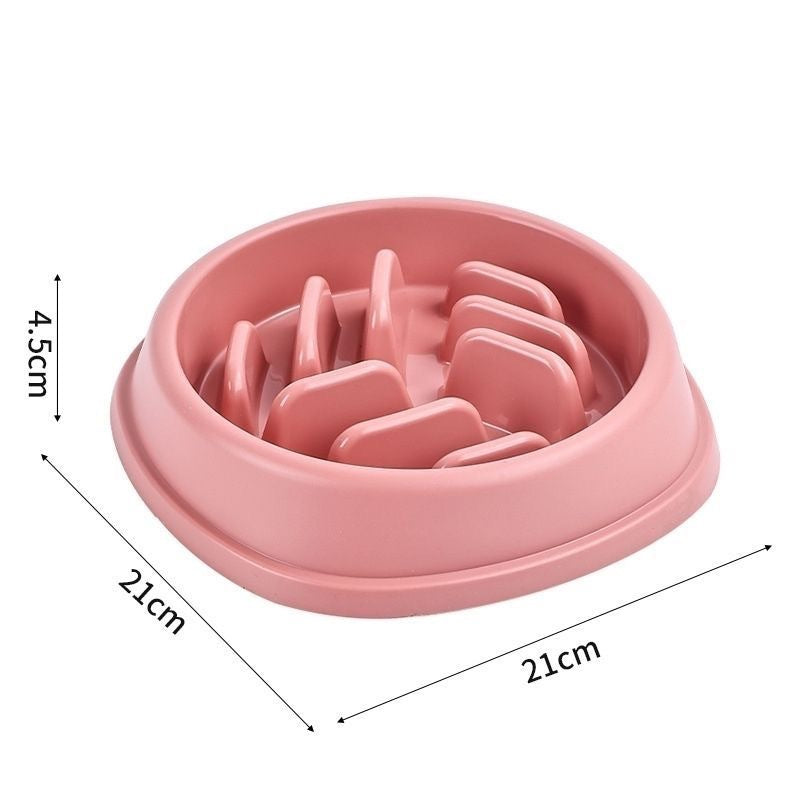 Dog Bowl Cat Slow Feeder Bowl Anti-choking Slow Feeder For Dogs Large Capacity Food Dish