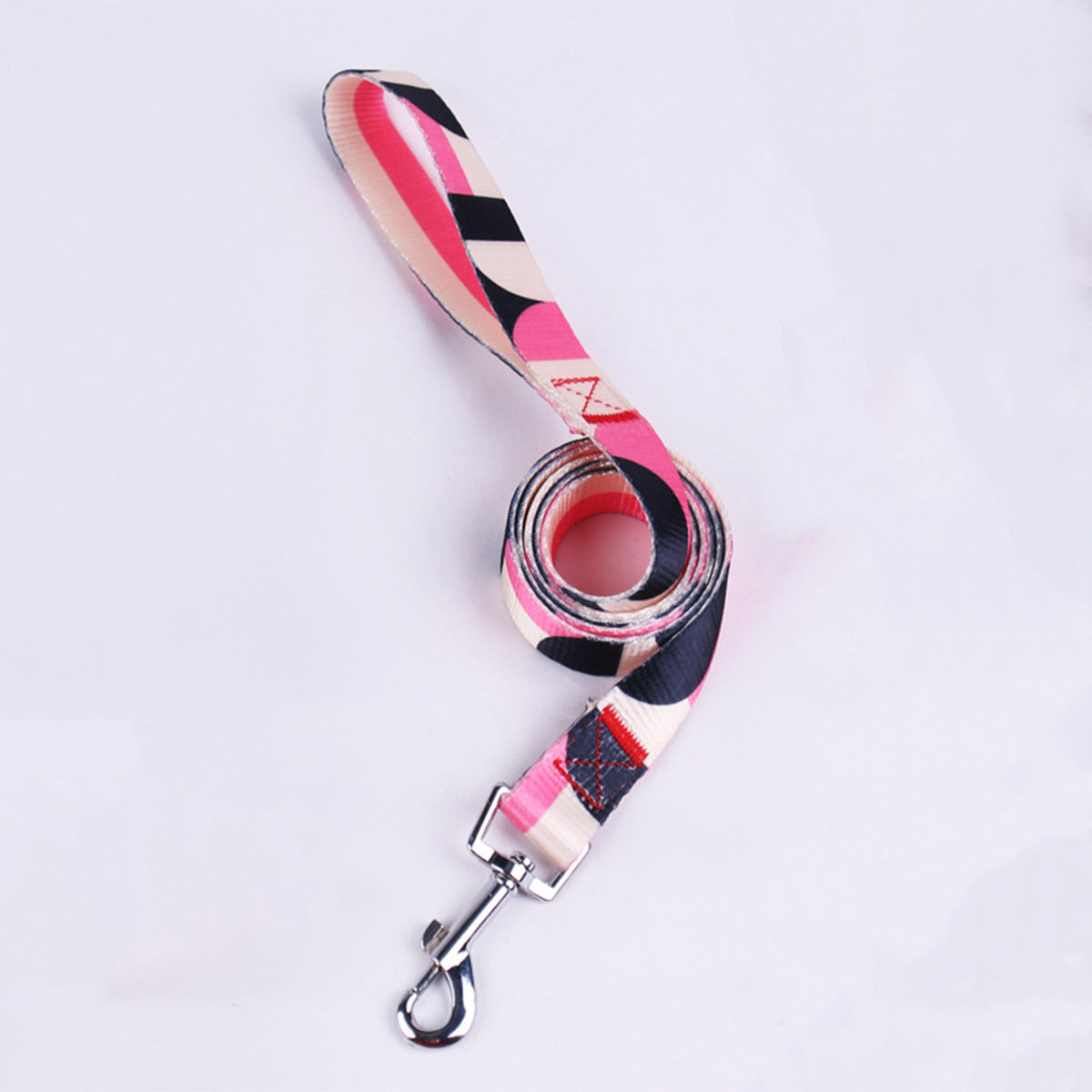 Hand Holding Rope Outing Dog Leash Dog Collar Three-piece Set