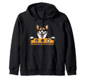 Peace Love Corgi Dog Pet K9 Gift Sweatshirt - Novelty Apparel for Adults