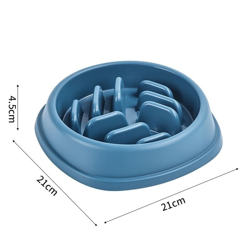 Dog Bowl Cat Slow Feeder Bowl Anti-choking Slow Feeder For Dogs Large Capacity Food Dish