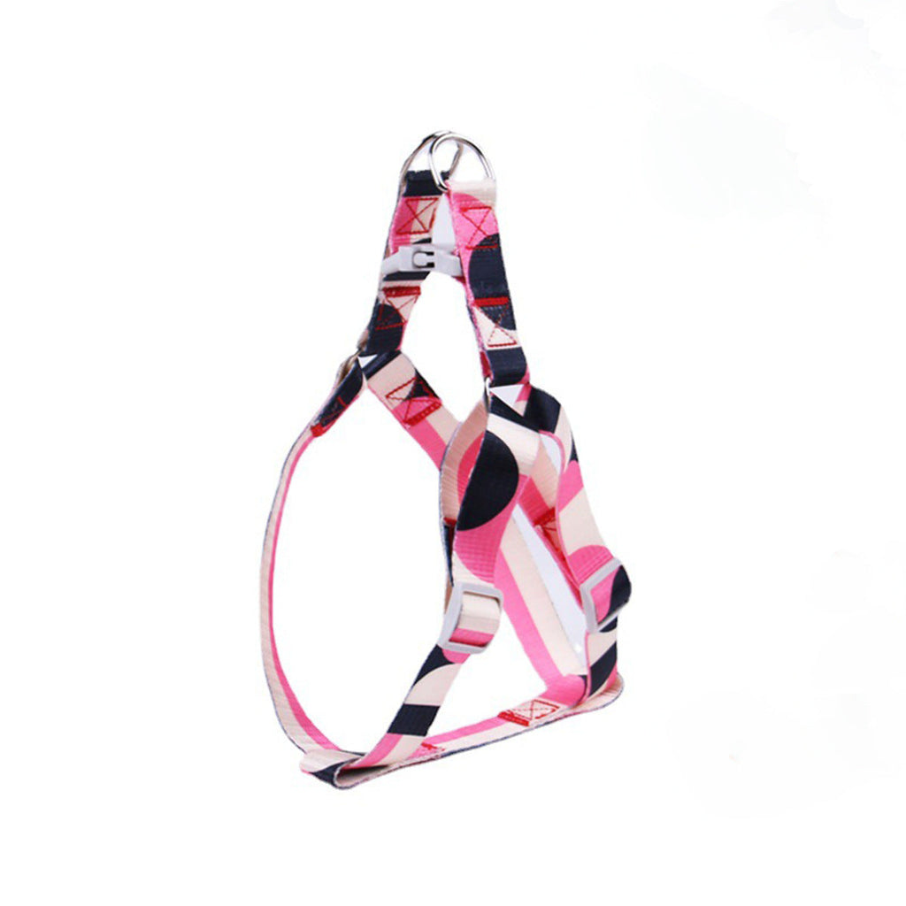 Hand Holding Rope Outing Dog Leash Dog Collar Three-piece Set