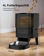 Automatic Cat Feeder Smart Pet Feeder Dog Slow Food Machine With Timed Quantitative APETDOLA FDG30 Automatic Cat Food Dispenser