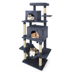 Large Cat Tree for Indoor Cats 70" Tall Cat Tower
