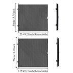 Pet Accessories Guard Retractable Fence Gate Barrier Universal Pet Network Fence Folding Black Child Barrier Fences Stairs