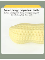 Dog Chewing Toy Simulation Peanut Squeaking Plaything Grinding Teeth Cleaning Anti Bite Rubber Cat Pet Toy Interactive Chew