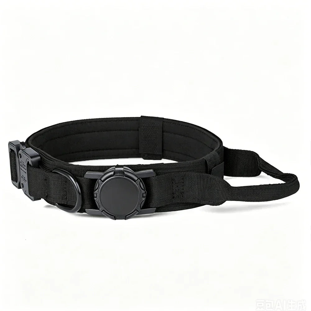 Adjustable Tactical Dog Collar Leash Harness for Medium Large Dogs Pet Accessories Durable Training Gear for German Shepherds