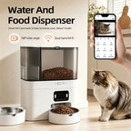 Pet Food and Water Dispenser 5L+3L Tuya APP Camera Automatic Cat Feeder Smart Pet Feeder for Cats Dogs Stainless Steel Bowl