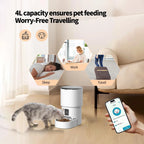 4L Smart Pet Feeder Automatic Cat Food Dispenser Cat Dog Bowl