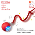Intelligent Interactive Cat Ball Long-Lasting and Durable Easy to Clean Intelligent Obstacle Avoidance Pet Dog Toys