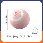 Smart Dog Toy Ball Electronic Interactive Pet Toy Moving Ball USB Automatic Moving Jumping Bouncing Toy Ball Puppy Cat Product