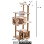 Cat Crawl Nest Scratching Board Tree Supplies Pet Toy Space Capsule