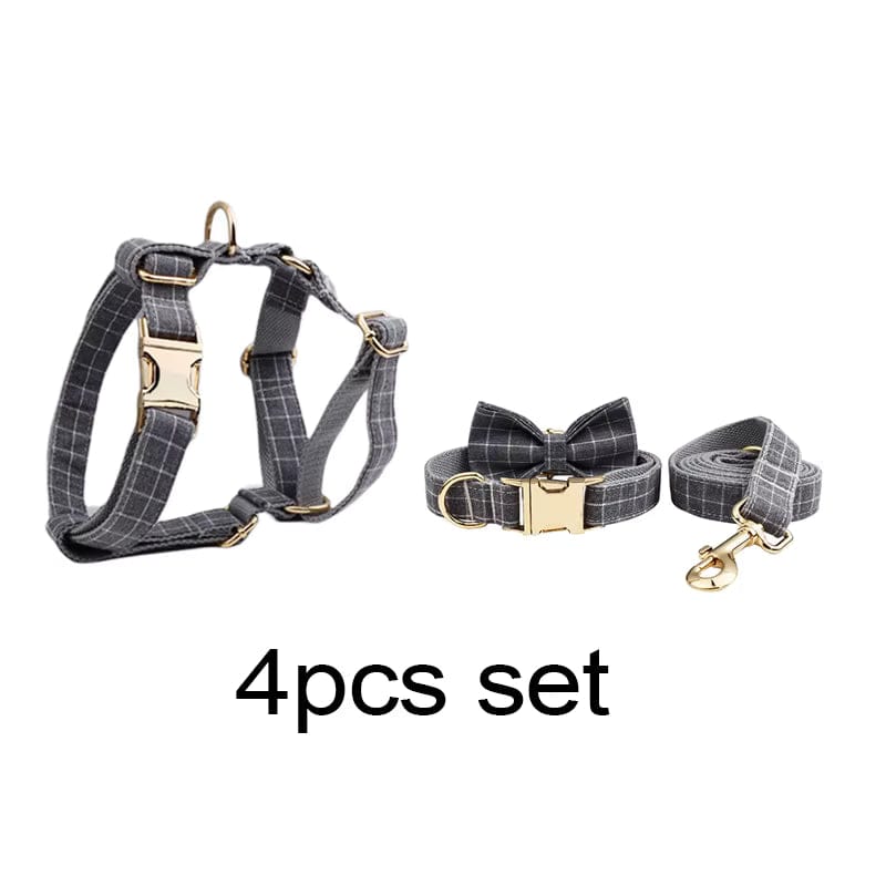 Gray Plaid Set