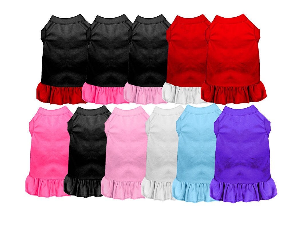 Plain Pet Dog & Cat Dress