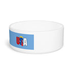 Patriotic USA Pet Bowl - Perfect for Dog & Cat Lovers!