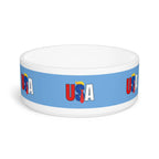 Patriotic USA Pet Bowl - Perfect for Dog & Cat Lovers!