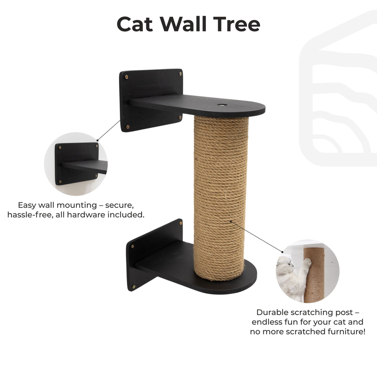 Small Cat Tree – Black